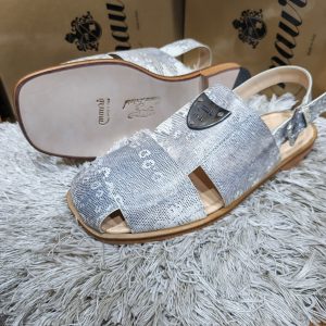Mauri High Quality Shoe Sandals -Silver