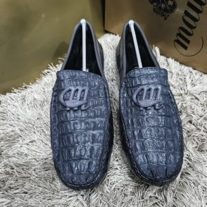 Mauri High Quality Italian Leather Shoe - Ash
