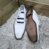 Mauri High Quality Stud Italian Leather Shoe - White