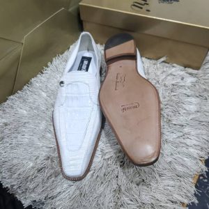 Mauri High Quality Italian Leather Shoe - White