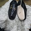 Mauri High Quality Half Italian Leather Shoe - Black